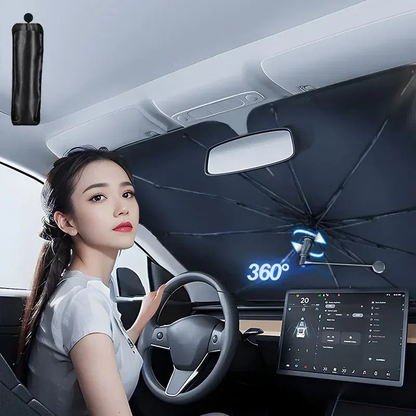 Foldable Car Windscreen Sun Shade – UV & Heat Protection | SunShield™