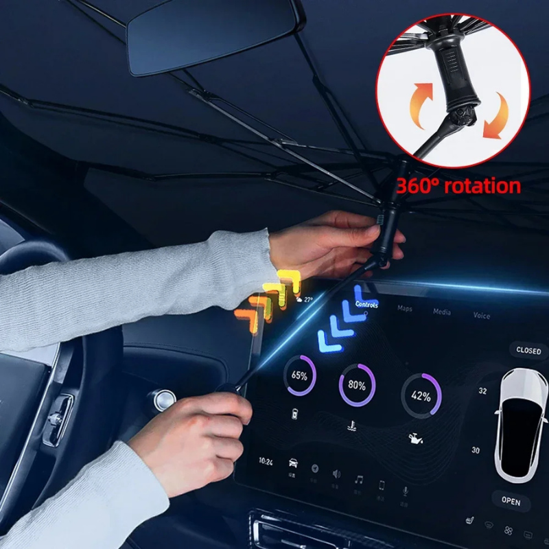 Foldable Car Windscreen Sun Shade – UV & Heat Protection | SunShield™