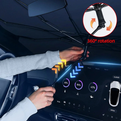 Foldable Car Windscreen Sun Shade – UV & Heat Protection | SunShield™